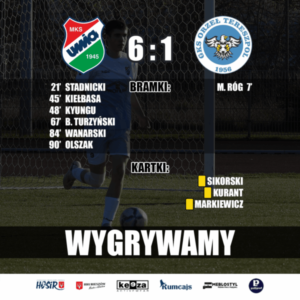 Unia Hrubieszów wygrała zgodnie z planem.