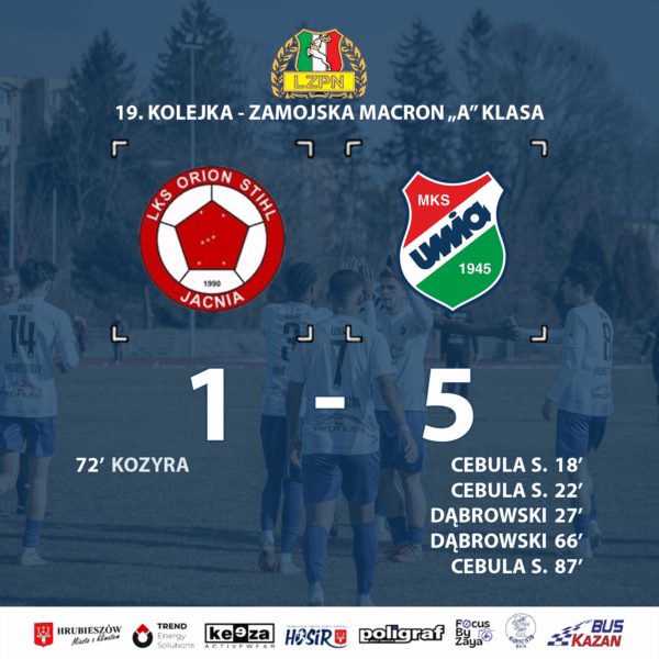 Efektowny triumf w Jacni! Unia wraca z kompletem punktów.