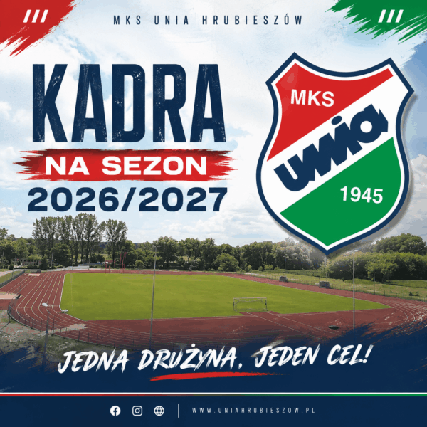 Kadra zespołu seniorów na rundę jesienną sezonu 2026/2027!